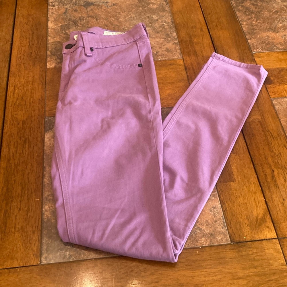 Rag & Bone Legging Stretch Material Jeans Size 27 Lavender